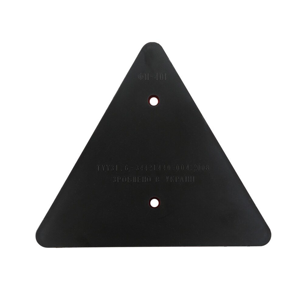 2 Stuks Driehoek Reflector Rode Reflecterende Driehoekige Veiligheid Waarschuwing Reflectoren Voor Trailer Camper Caravan Boot Vrachtwagen Truck Tractor