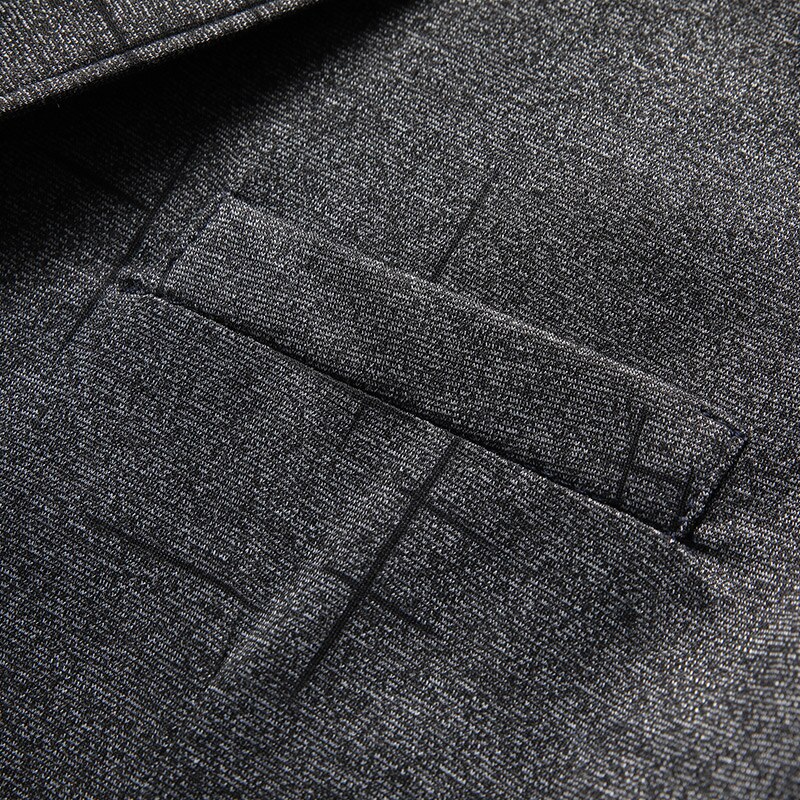 Traje de estilo coreano para hombre, chaqueta ajustada, vestido de , traje con estampado blanco con personalidad, ropa de a la , 2022