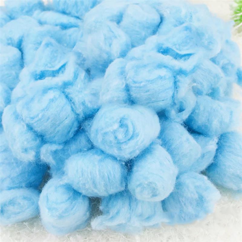 100Pcs Colorful Soft Cotton Balls Small Animals Toys For Hamster Rat Nesting Material Winter Keep Warm House Filler Supplies
