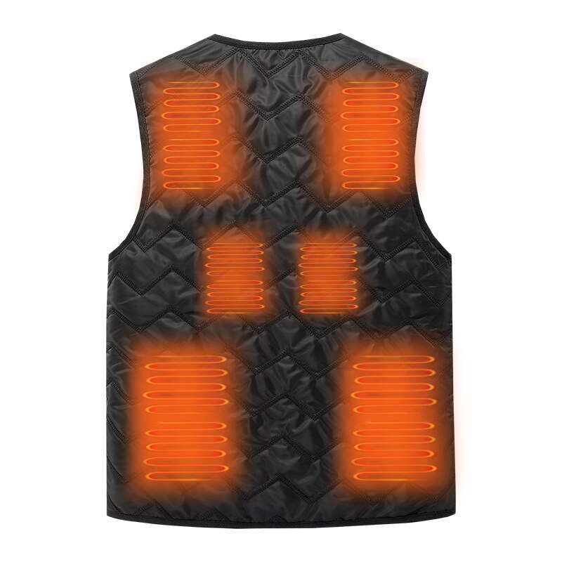 8 Heated Vest Jacket Men Women Coat Clothes Intelligent Electric Heating Thermal Warm Clothes Winter Heated Hunt -40