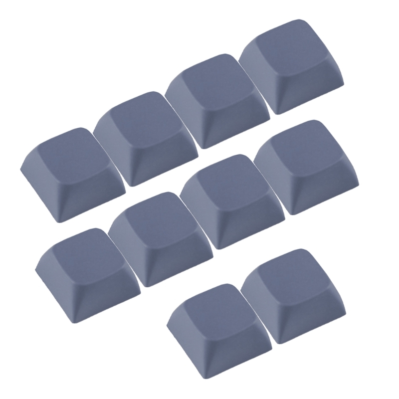 10pcs XDA2 Keycaps 1U Multi Color Pbt Keycap for Gaming Mechanical Keyboard Keycaps 1.6mm Thickness Blank Keycaps
