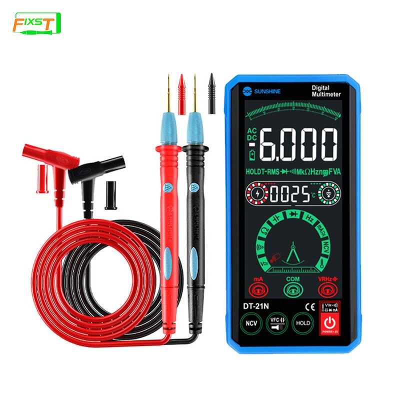 SUNSHINE DT-20N Touch Multimeter Digital Tester Instrument Test Precision Components Carry Around Accurate Measurement