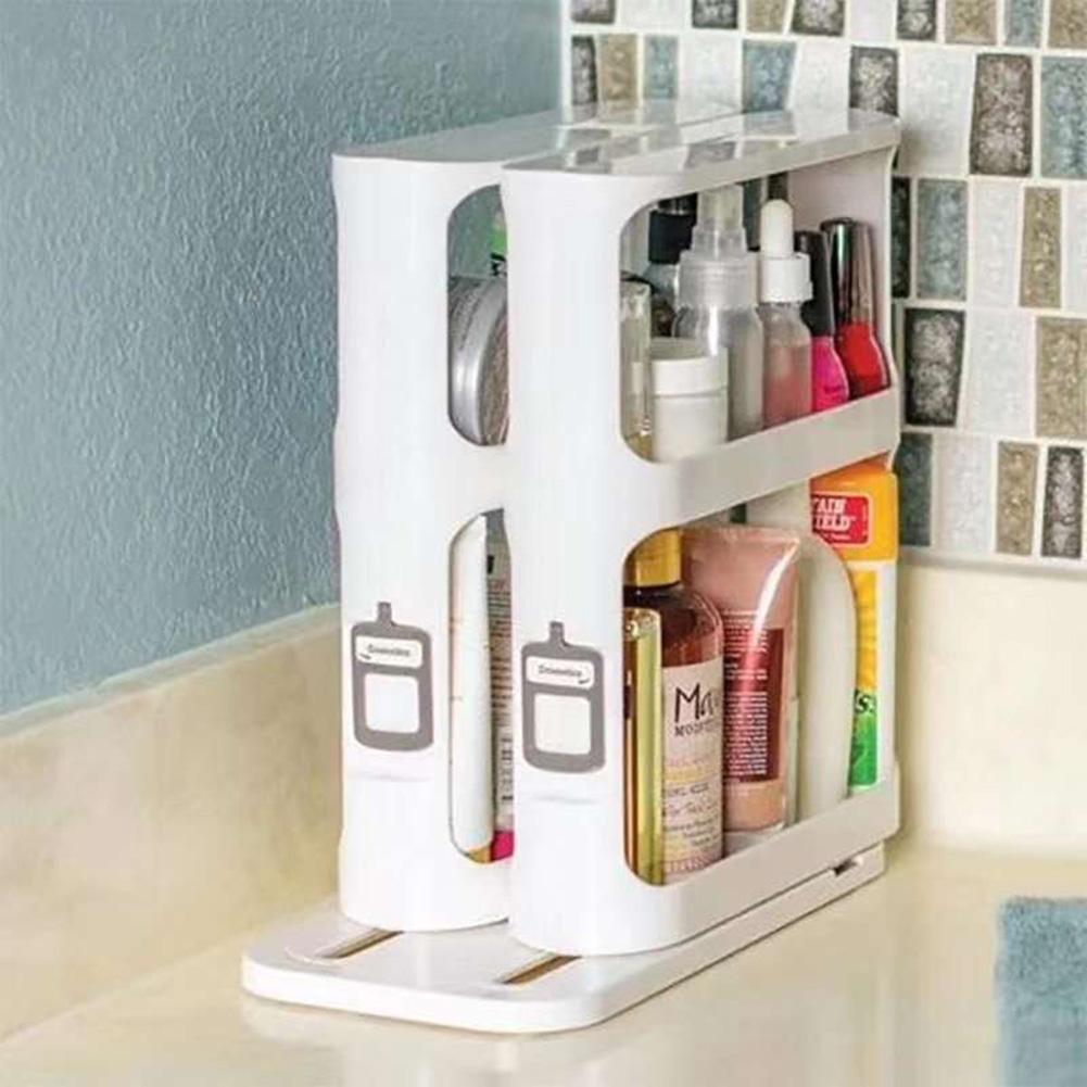 Kitchen Spice Organizer Rack Multi-Function Rotating Storage Shelf Slide Kitchen Cabinet Cupboard Organizer Kitchen Storage Rack