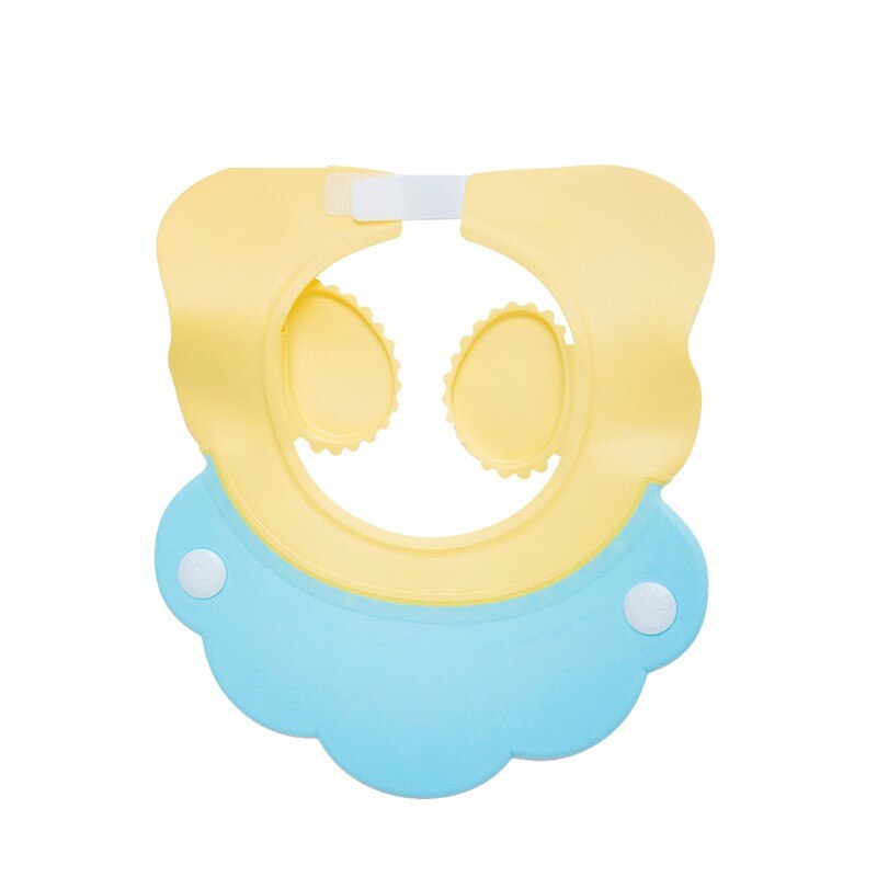 Baby Kids Cap Baby Shower Cap Bad Cap Douche Hoed Bad Visor Kids Bad Bad Wassen Haar Schild Hoed cap Bescherm Ogen Haar: 01