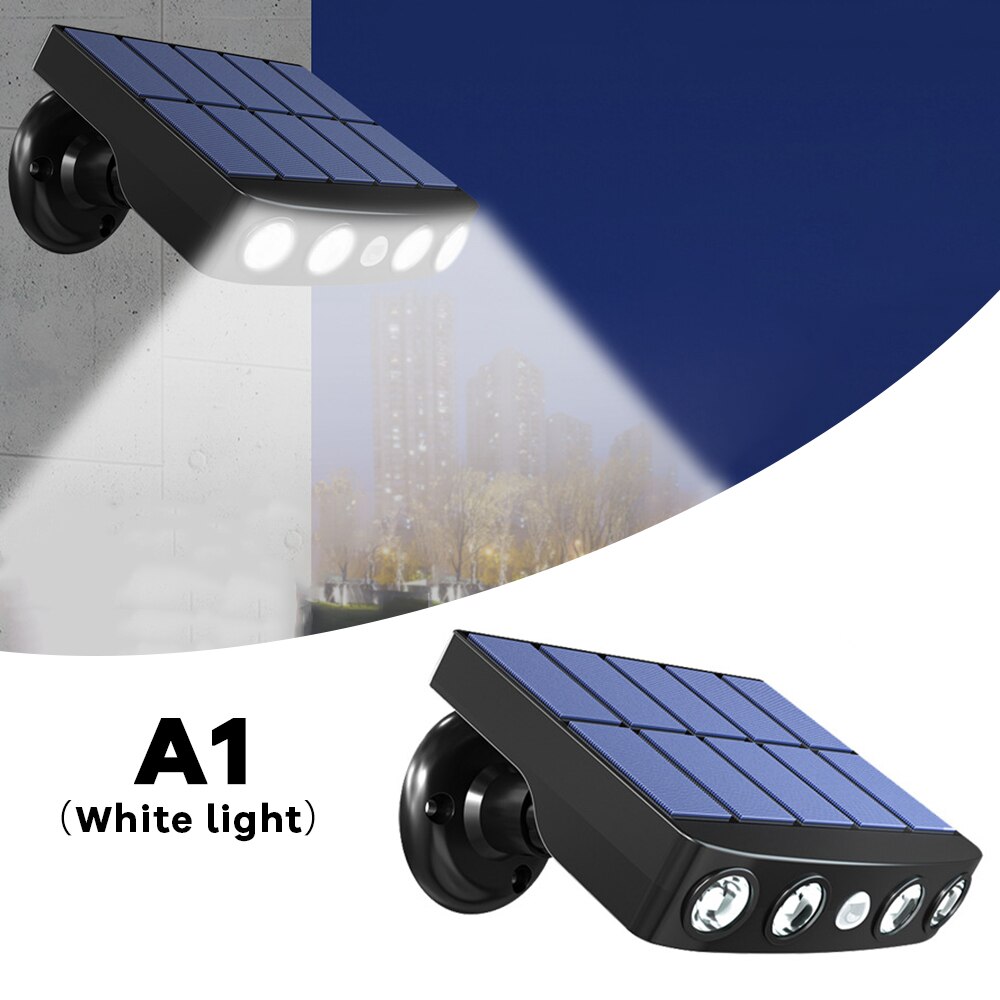 LED Solor Light Outdoor Wall Light 3 Modes Lighting Motion Sensor Patio Yard Garden Solar Lights IP65 Waterproof Street Lights: A1