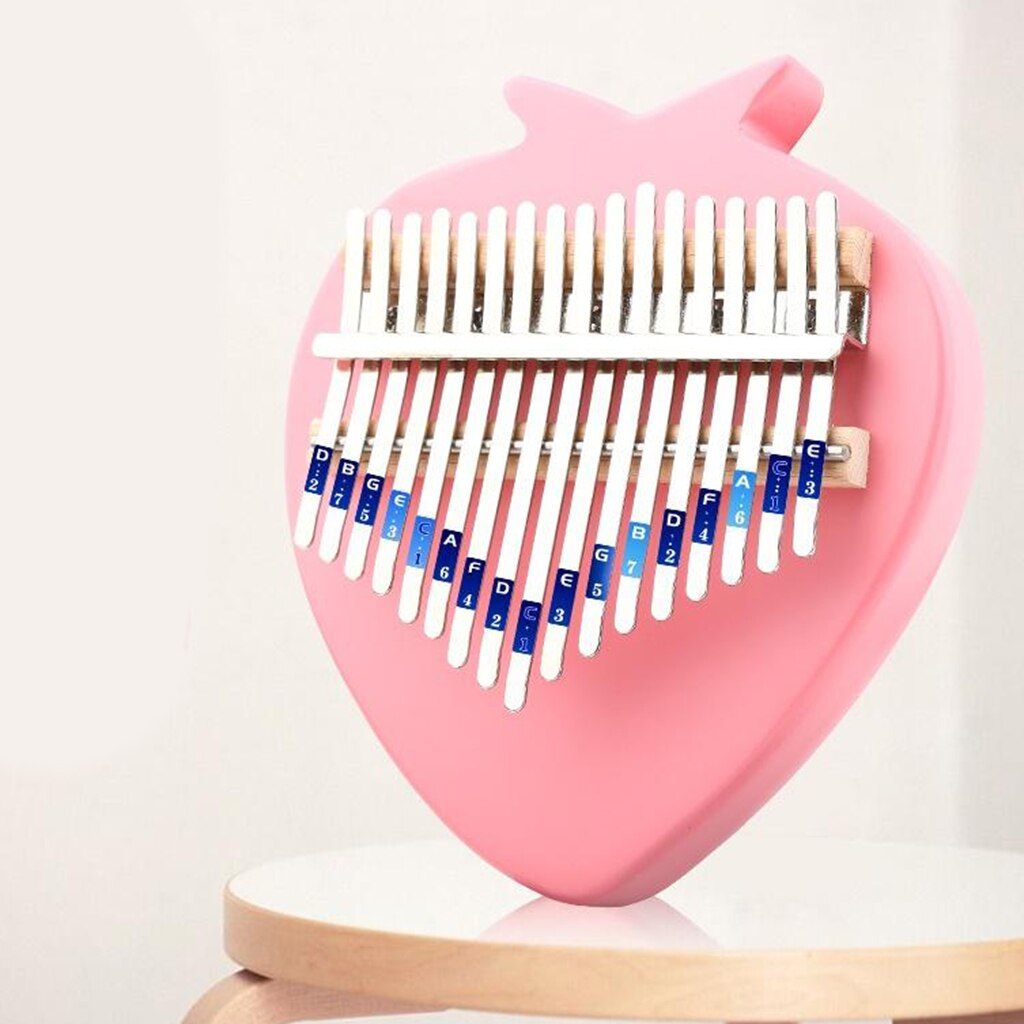 17 Toetsen Kalimba Vinger Musical Draagbare Duim Piano Mbira Instrument Duim Harp Piano Paddestoel Gecko Kalimba