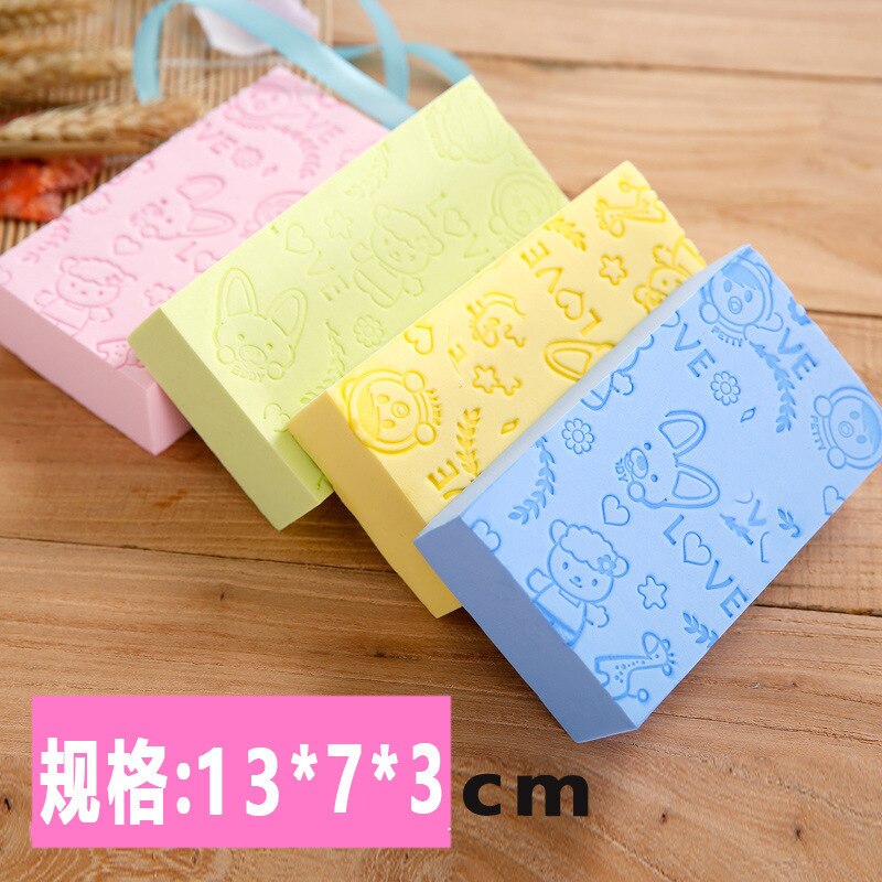 Baby bad svamp barn bad borstar svamp bomull gnugga kropp dusch tillbehör