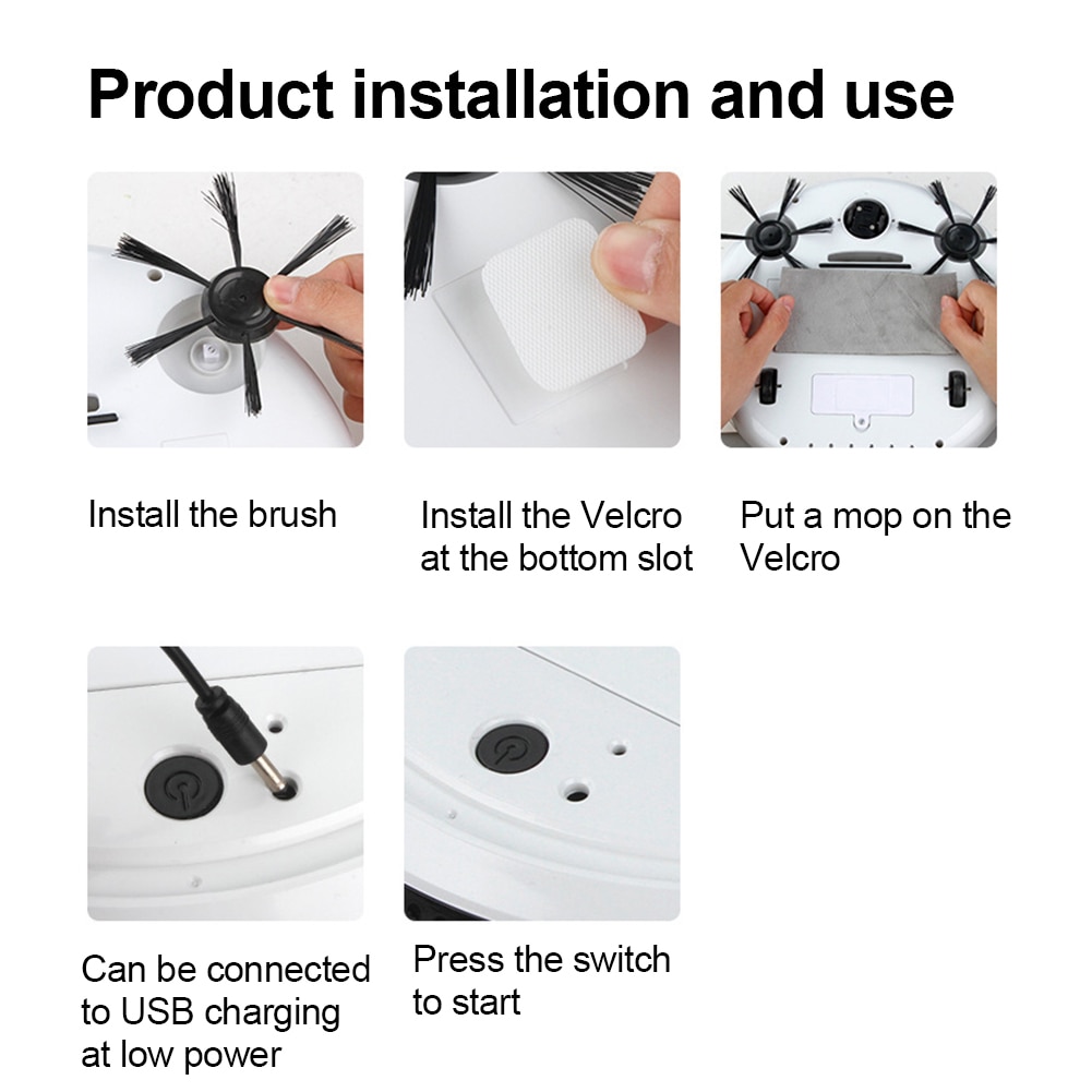 Home Smart UV Disinfection Automatic Vacuum Cleaner Floor Cleaning Robot Sweeper High Efficiency Automatic Smart Sweeper