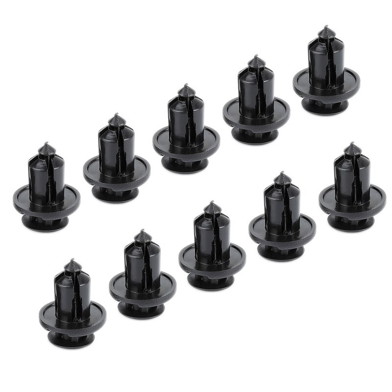 10* Car Body Plastic Push Pin Rivet Fasteners Trim Moulding Clips For Honda