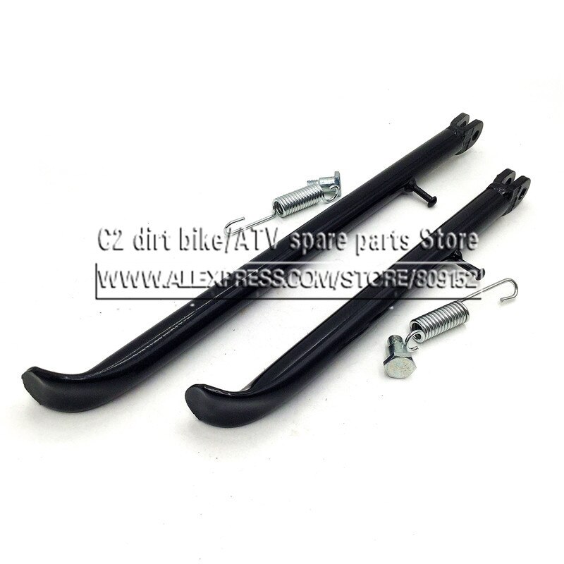 317 MM-384 MM Schmutz Grube Fahrrad Seitenständer Mit Frühling einstellen 125cc 110cc 140cc Für BSE Seite trete Ständer für TTR KTM 10 12 14 16 zoll