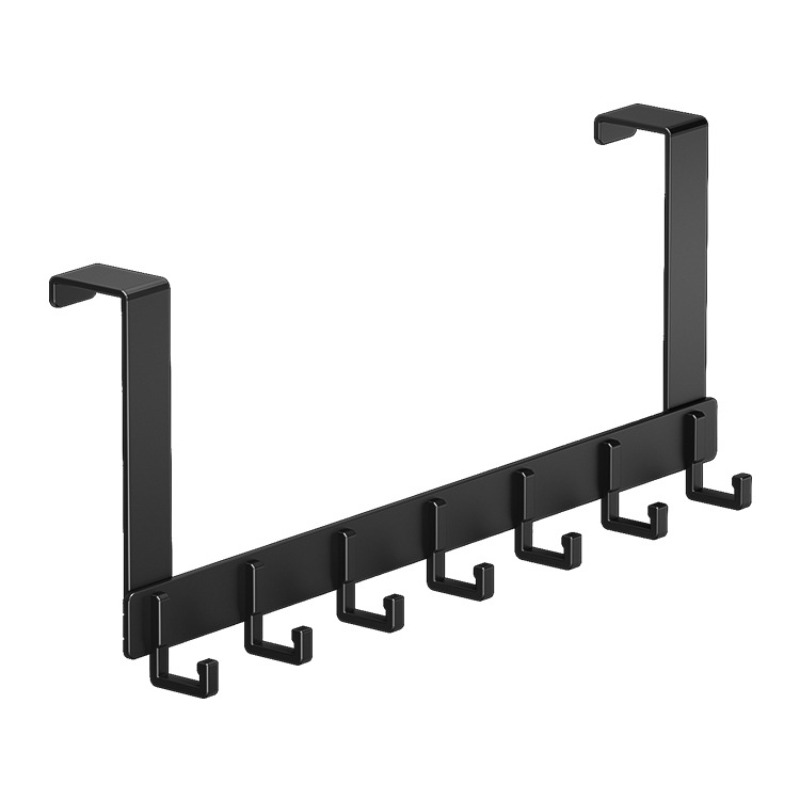 Sin perforación del gancho detrás de la puerta, almacenamiento de perchas, estante de almacenamiento de ropa, colgador de pared, tipo de puerta trasera