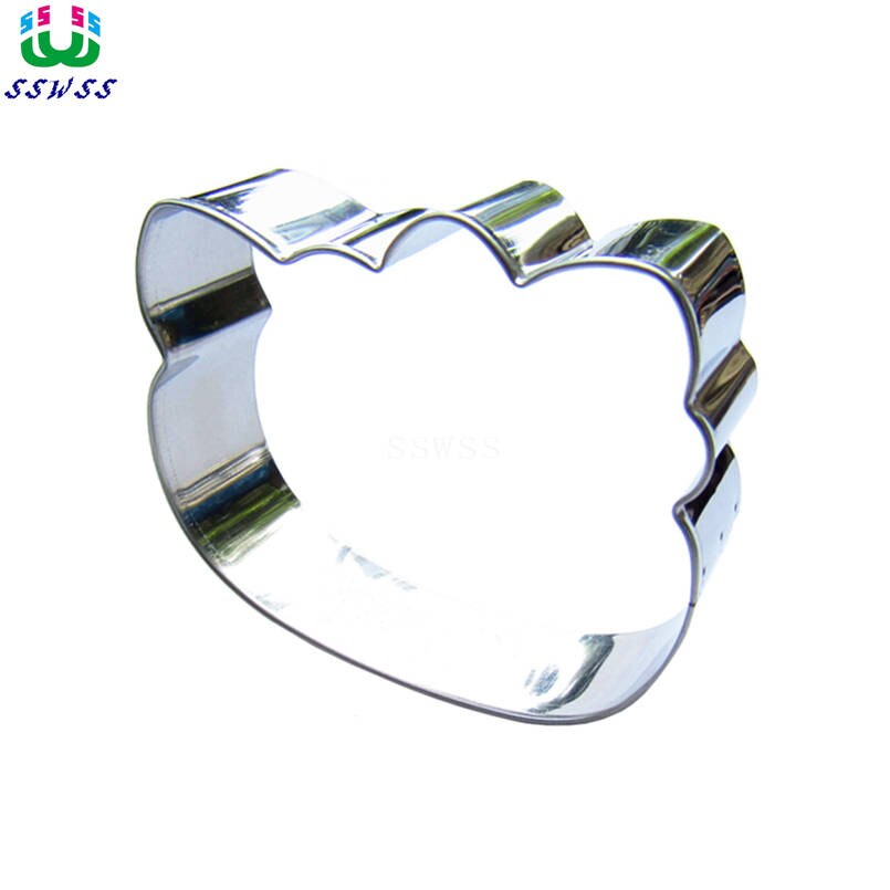 Derde kattengezichtsvorm taart koek bakvormen, cartoon kat taart decoratie fondant uitstekers gereedschap, directe verkoop