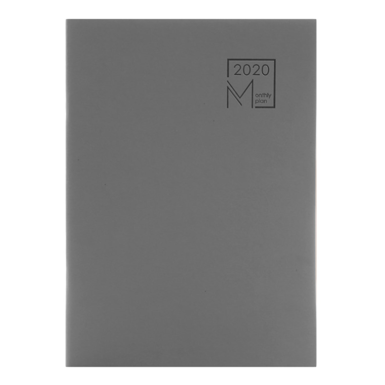 B5 Calendar Monthly Planner 365 Days Daily Schedule Plan Notebooks with 48 Pages for Home Office Students Supplies: Grey