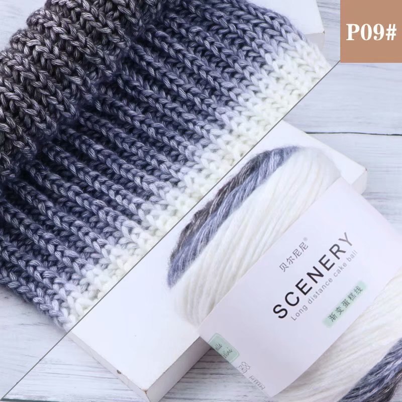 Merino Garen Wollen Lot Natuurlijke Wol Garen Voor Breien Trui Deken Gehaakte Garen Melange 100 G/stk: 8