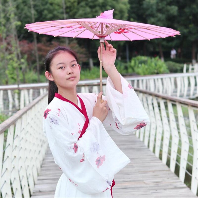 Chinese Traditional Umbrella Women Craft Parasol Dance Performance Classical Ceiling Decor Photography Props