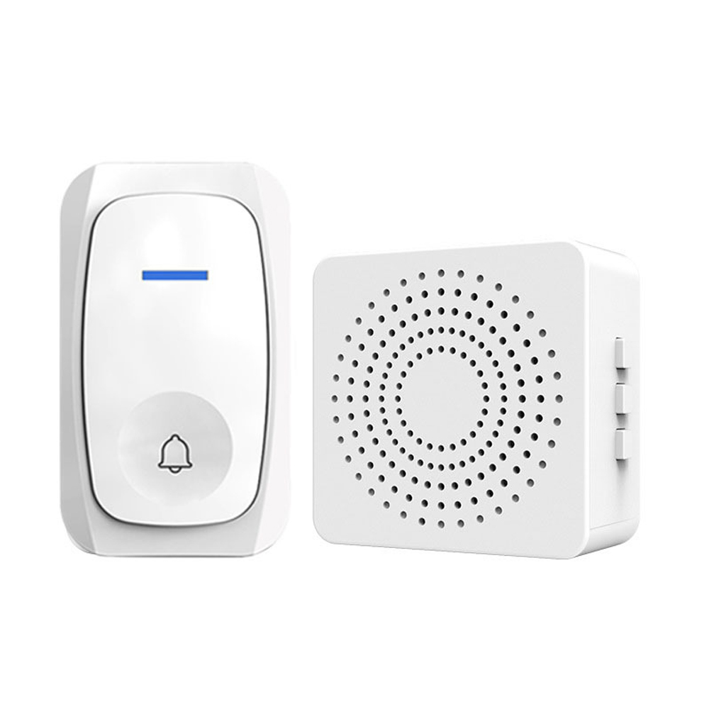 Wireless Doorbell Home Intelligent Welcome Doorbell Waterproof 150M Remote USB Plug Easy to Install No Wiring Required: Default Title
