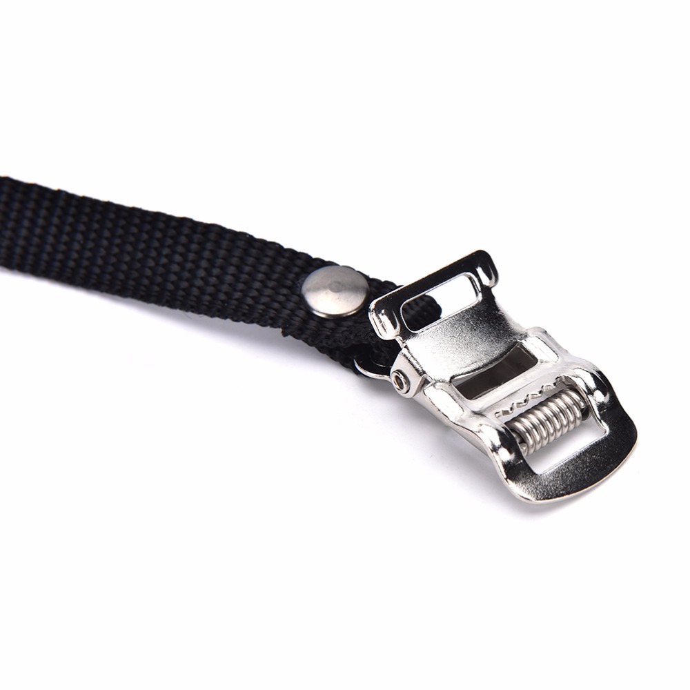 1Pair Plastic Bike Pedal Clips Bicycle Cycling Pedal Toe Straps Foot Clip Fixing Straps Mountain Bike Feet Binding Belt