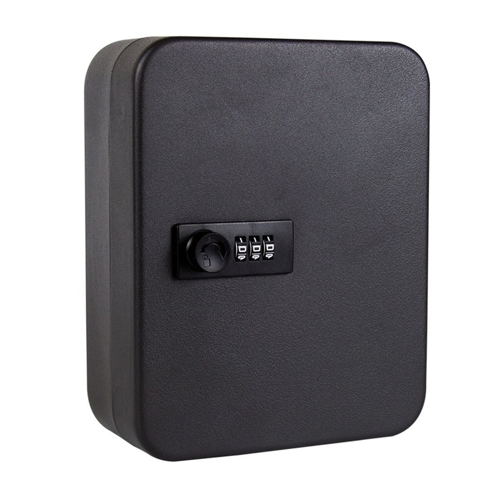 Key Box Household Wall-Mounted Password Key Cabinet Storage Box Management Box Wall-Mounted Car Key Box: 20 digits Password 2
