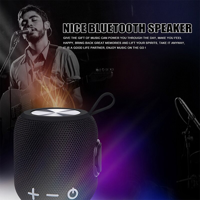 Outdoor Bluetooth Speaker IPX7 Waterproof Sound System stereo music surround Sports Outdoor Bluetooth Speaker TF USB AUX