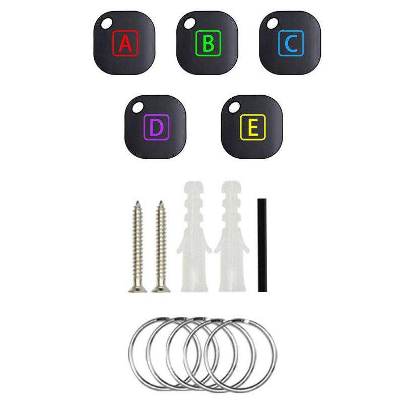 Smart key Finder Wireless Electronic Key Finder Reminder With 5 Keychain Receivers For Lost Keys Locator Whistle Key Finder