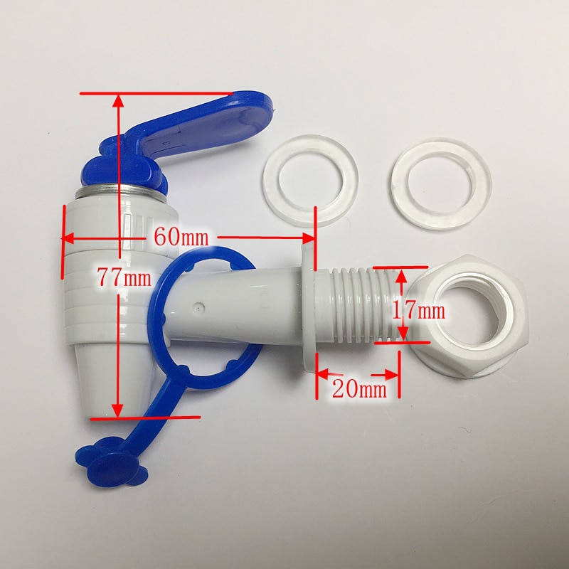 Plastic Water Dispenser Tap Thread Dia Bottled Water Dispenser Spigot Faucet Bibcocks