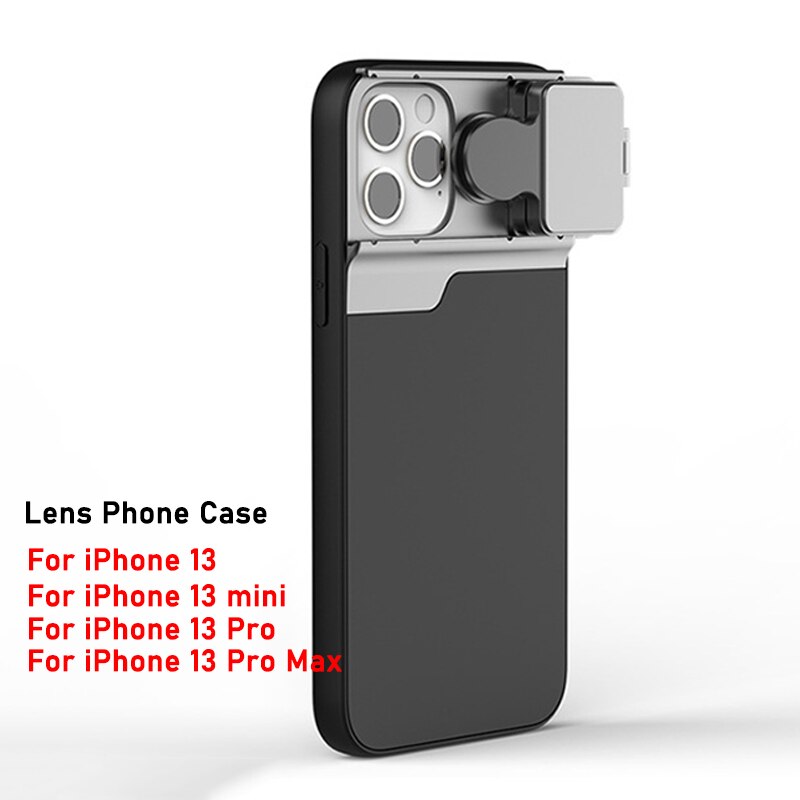5 In 1 Telefoon Lens Case Kit 10X 30X Super Macro Lens Cpl Filter Fisheye 2X Telelens Cover Voor iphone 13 Mini/13 Pro Max