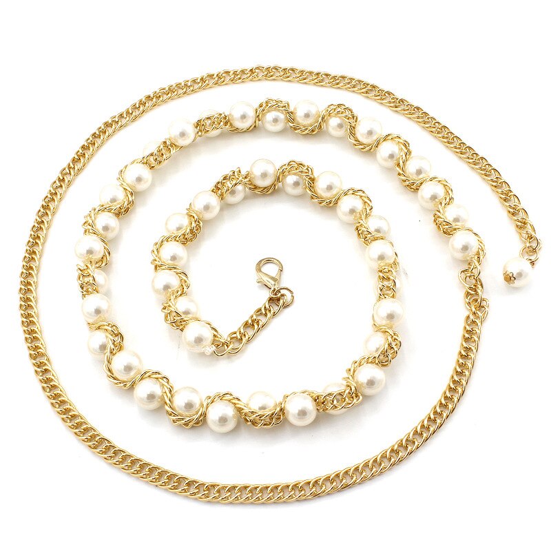 Zoestar Punk Taille Ketting Goud Metalen Riem Gelaagde Body Kettingen
