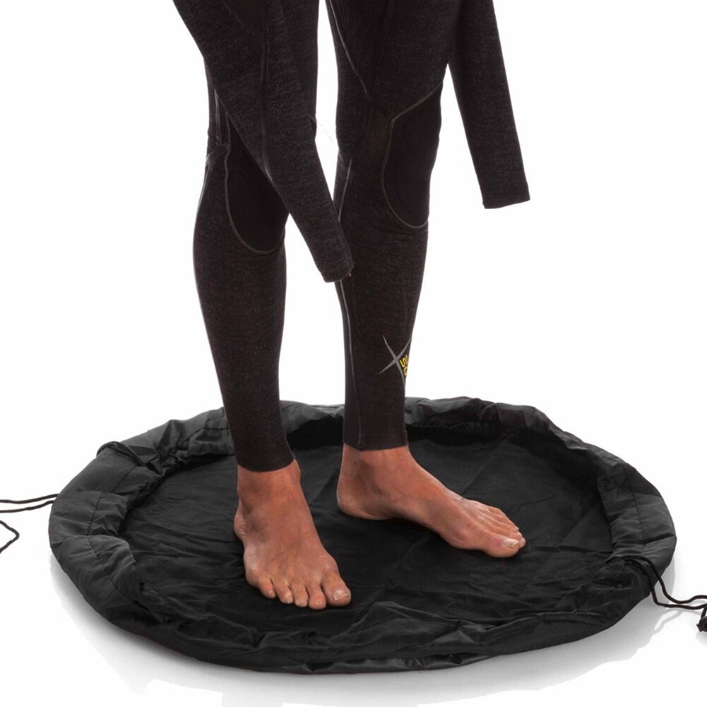 Wasserdichte schwimm- und neoprenanzug-umziehmatte, sandfeste neoprenanzugtasche, umziehtasche mit kordelzug