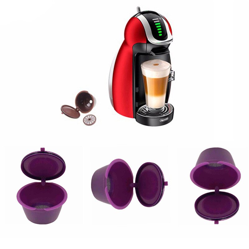 8 Colors Refillable Dolce Gusto Reusable Capsules Coffee Capsules Refill Coffee Fliter Compatible Nescafe Dolce Gusto Capsules