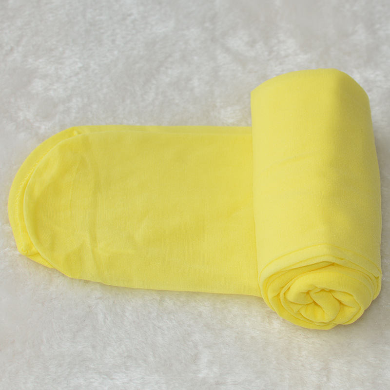 80-135cm dziecko dziecko pantynose lato cienki jedwab pończochy dziecko dzieci cukierkowe kolory jedwabne pończochy dziecko taniec biały 5 sztuk