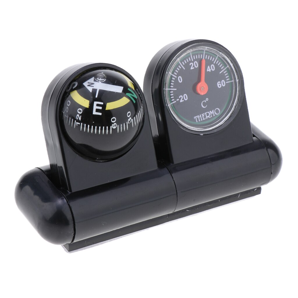 Thermometer with Car Guidance Compass 2 in 1 Vehicle Instrument Panel