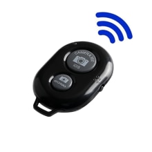 Disparador con Control remoto para teléfono móvil, disparador de cámara de un solo pie, compatible con Bluetooth