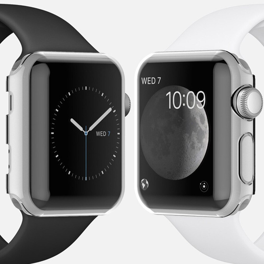 Watch Case for Apple Watch band apple watch 5 4 3 cover 44mm 40mm Colorful cover PC Frame iwatch apple watch series 5 4 3 44 mm