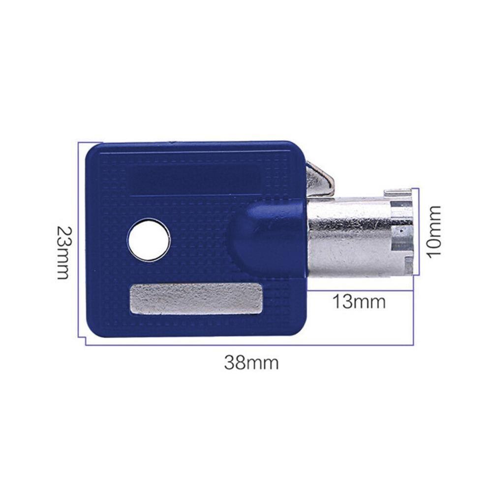 1Pcs Transparent Clear Practice Lock Locksmith Tools with Cutaway Pins Visible Lock Standard C0I8