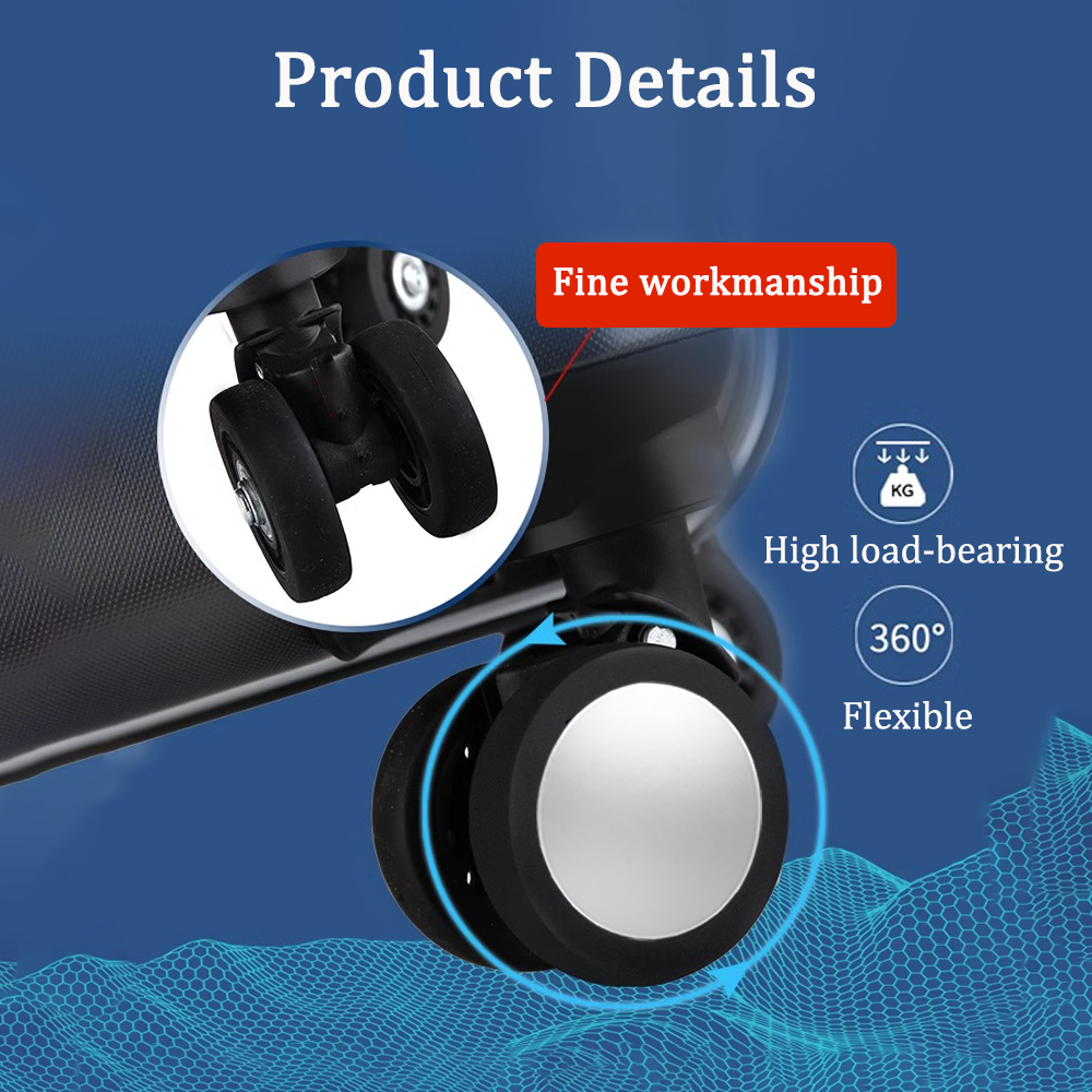 Suitable For Samsonite Suitcase Wheel Replacement Trolley Case Pulley Suitcase Casters Durable Password Box Wheel Repair Parts