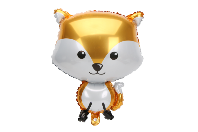 6Pcs 1Pcs Baby Shower Forest Theme Party Balloons Set Cartoon Amnimal Fox Squirrel Animal Balloons Birthday Party Decorations: no.3 balloon