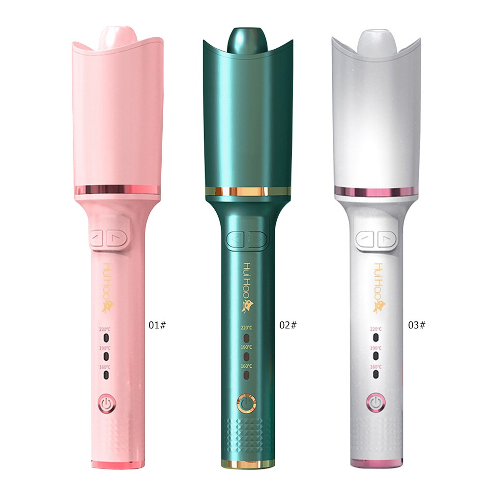 Rose Buis Spiraal Automatische Elektrische Keramische Roterende Haar Krultang Waver Curler Curling Quick Haar Stylereu