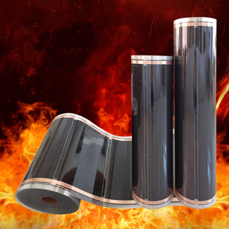 Infrared Heating Film 220V Electric Warm Floor System 50CM Width 220W/m2 Heating Foil Mat Made In Korea
