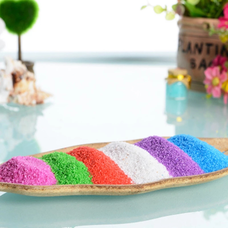 30g Quartz Fine Sand Micro Landscape Decor DIY Sand Table Model Material Decoration Home Garden Building Tool 8D