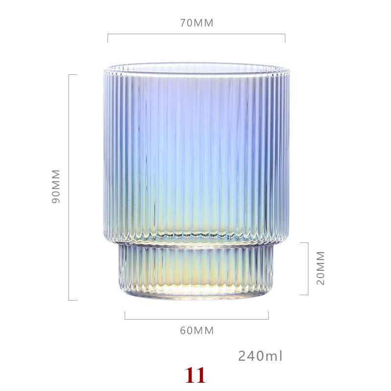 Set of 2-classical home morning water glass office water juice glass cup GLA-1520: 11