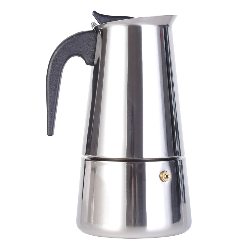 Roestvrij Staal Koffie Pot Mokka Espresso Latte Percolator Stove Koffiezetapparaat Pot Percolator Drinken Tool Koffiekan Latte Kookplaat