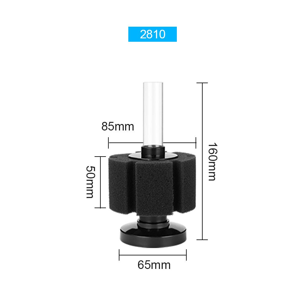 Filtro bioquímico de algodón de hada del agua, Material de filtro neumático de pecera, filtro de acuario silencioso, filtro de esponja: SG-2810