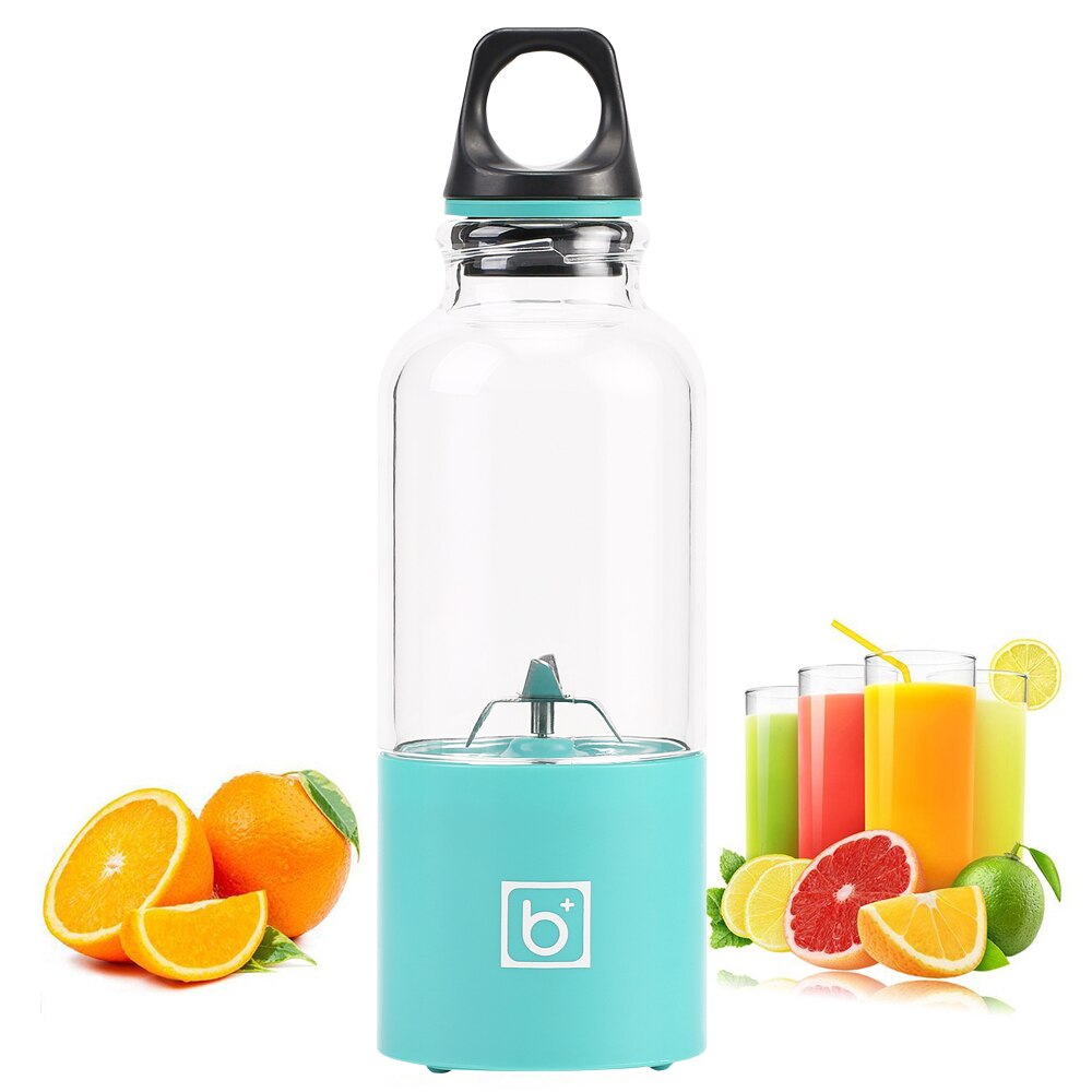 500ml 4 lama portatile frullatore spremiagrumi macchina miscelatore elettrico mini usb robot da cucina spremiagrumi frullato frullatore tazza di succo di spremiagrumi estrattore succo frullatore estrattore gelatiera