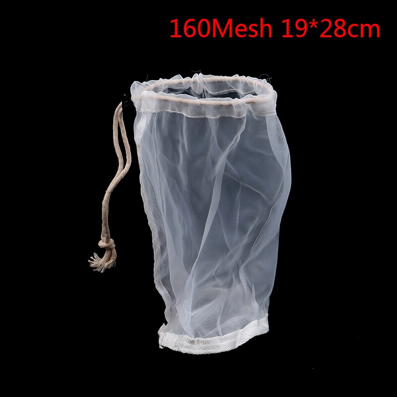 75/96/120 Micron Fine Mesh Nylon Bag Cold Brew Coffee Filter Reusable Fruit Juice Vegetable Juice: 160Mesh L