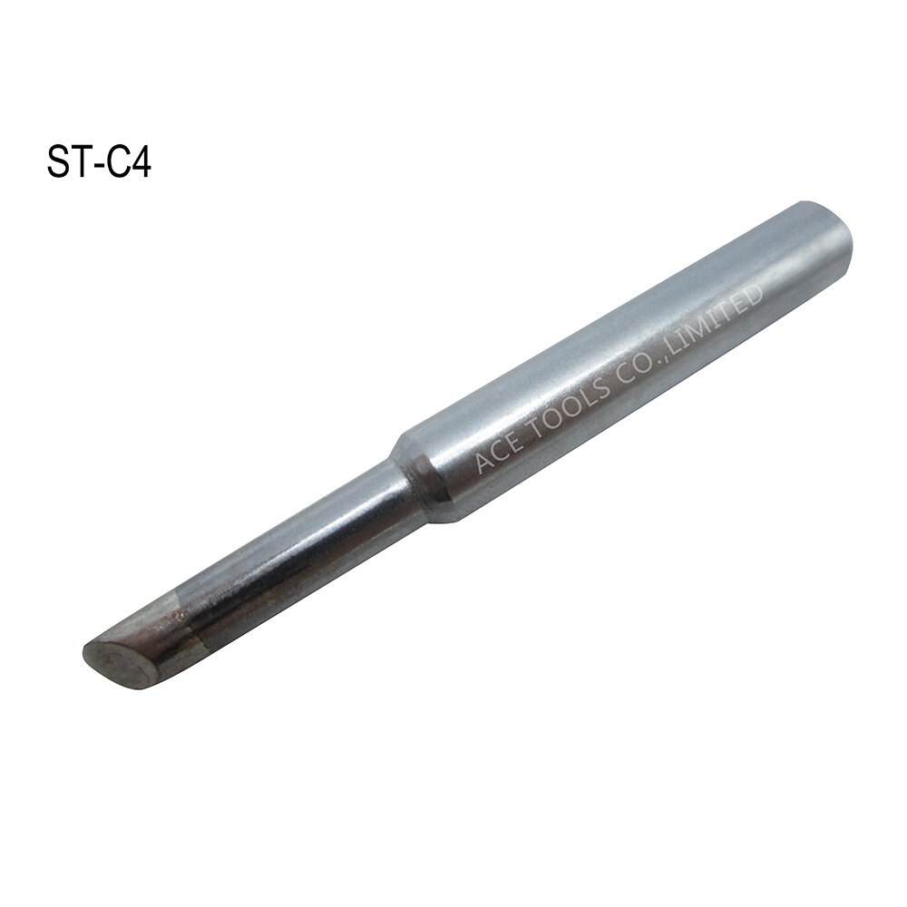 Weller st -c4 afschuining 4mm sp40l sp40n spg 40 wp25 wp30 wp35 wlc 100 st soldeerpunten vervangen soldeerbout handvatpunt lasbit: 5 stuks