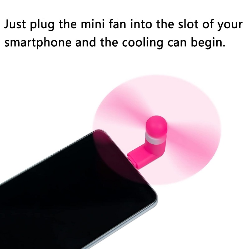 Ventilador para teléfono móvil Lightning/USB C para ventiladores de teléfono móvil iPhone Compatible con ventilador para teléfono inteligente iPhone16/15 tipo C