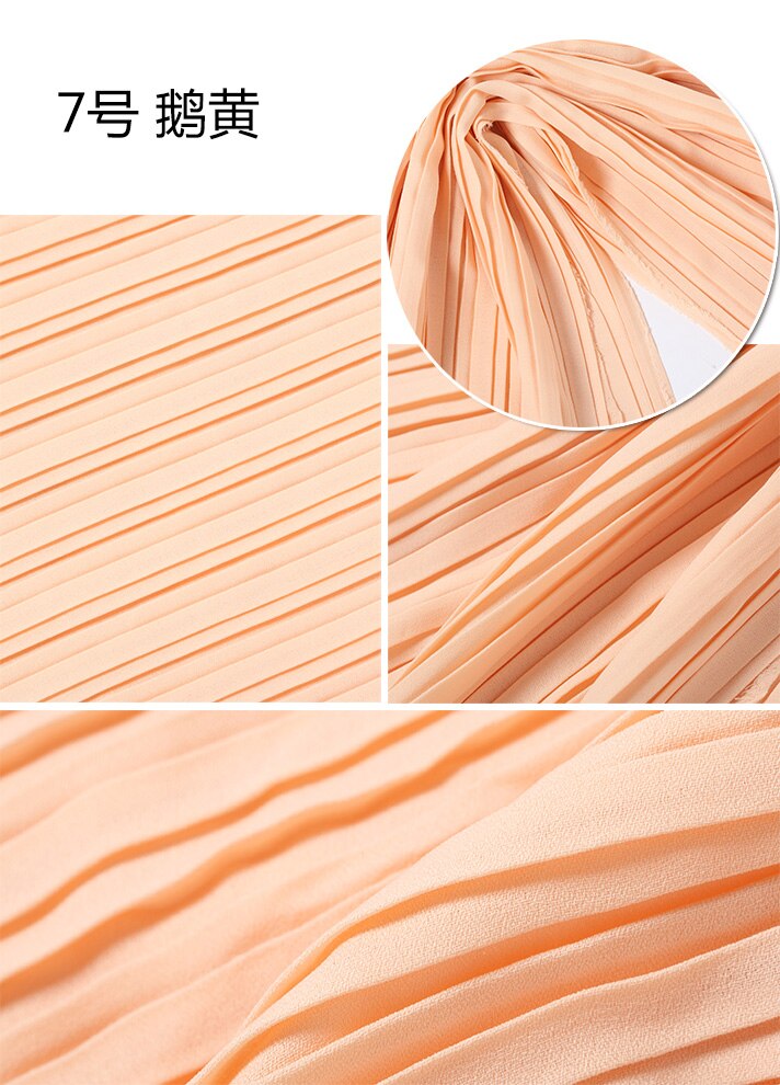 2 Meter 150 cm 59 "breite grau plissee Chiffon stoff perle garn stoff MM96