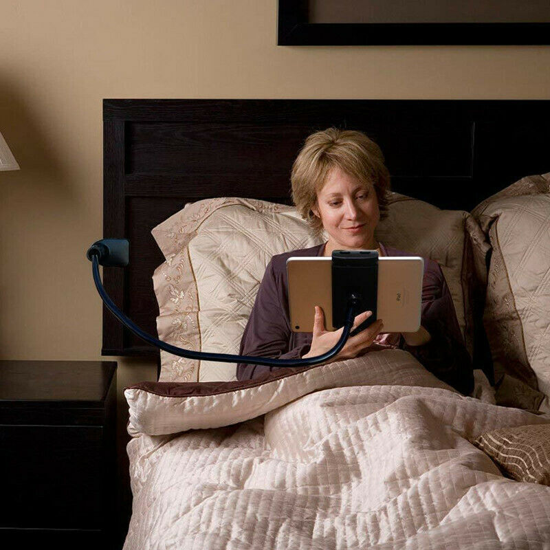 Flessibile 360 ° di Lazy Bed Desk Supporto Del Telefono e Espositori e Alzate A Collo di Cigno Supporto Del Basamento Per iPad Tablet Android