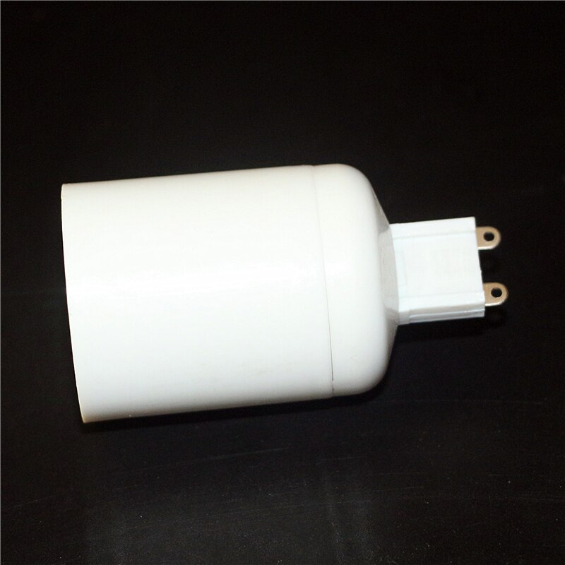 Base de douille G9 à E27, 1 pièce, matériau ABS ignifuge de 100% Base de douille halogène CFL ampoule LED support adaptateur de lampe