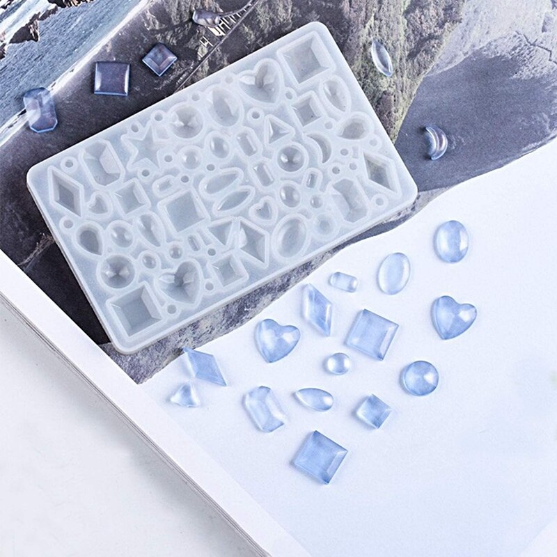 159Pcs DIY Jewelry Resin Casting Molds and Tools Full Kit Silicone Molds for DIY Jewelry Pendant Craft Making Set